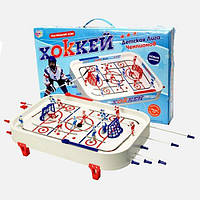 Детская настольная игра хоккей на штангах "Joy Toy" Play Smart, ребенку от 3 лет, 50х32 см., разноцветная