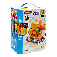 Детской блочный конструктор в коробке, крупные детали Денди - 5, 231 пластиковых деталей