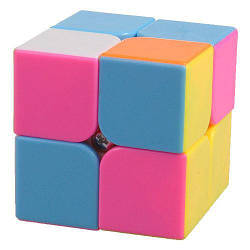 Кубик-рубік 2х2х2 без наклейок Smart Cube, різнокольоровий