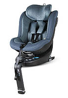 Детское автокресло 360 поворотное для новорожденных с креплением isofix до 4 лет Coletto Nado O3 0-18, синее
