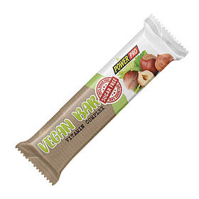 Батончик Power Pro Vegan Bar Sugar Free, 60 грам горіхи та сухофрукти