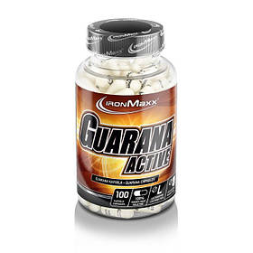 Передтренувальний комплекс Ironmaxx Guarana Active, 100 капсул