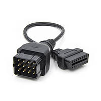 Перехідник ГАЗ (Газель, Соболь, Волга, УАЗ) 12 pin на 16 pin OBD2