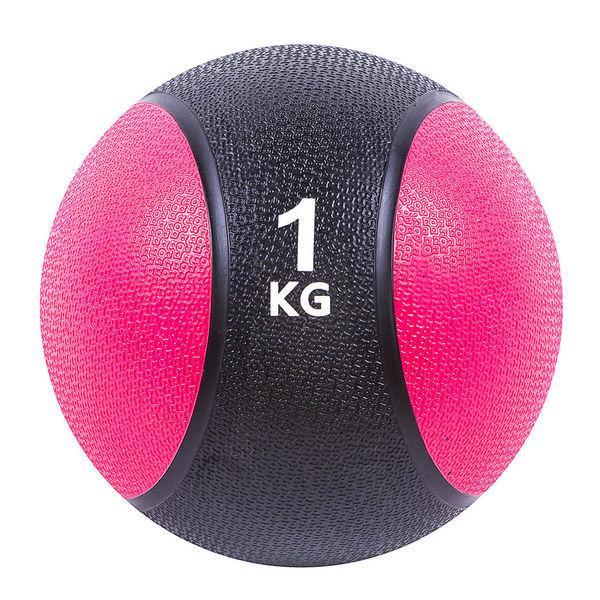 М'яч медичний 1 кг діаметр 19 см медбол для тренувань