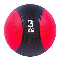 Мяч медицинский медбол на 3 кг для фитнеса мяч для силовых упражнений 22 см