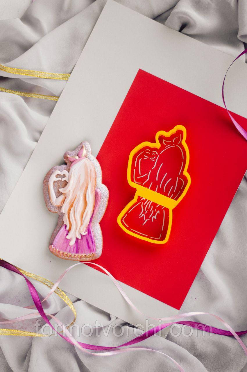 3D-формочки-вирубки для пряників "Дівчина 1"