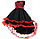Плаття дитяче чорно-червоне бальна випускний ошатне для дівчинки в садок або школу., фото 2