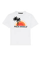 Футболка белая Palm Angels sun Палм Анджелс футболка XS