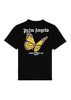 Футболка чёрная Palm Angels Butterfly S/S Палм Анджелс футболка XS