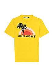 Футболка жёлтая Palm Angels Sun • Палм Анджелс футболка XS