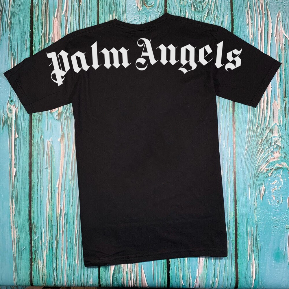 Футболка чорна Palm Angels Back • Палм Анджелс футболка XS