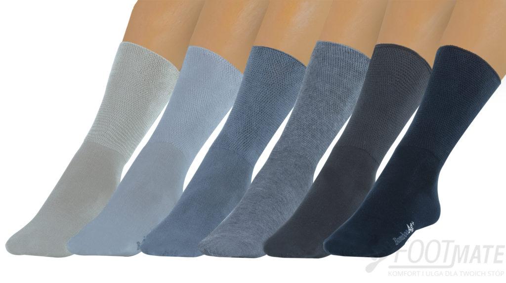 Діабетичні шкарпетки з сріблом FootMate Medical Bamboo AG+, чорні, фото 1