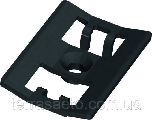 Клипса, включая саморез EasyDeck® (black​​​​​​​) 50 шт. в упак., фото 1