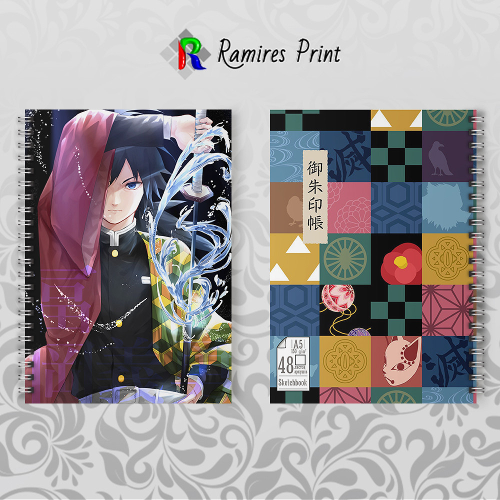 Скетчбук А5 48 арк. 150 гр.м² Kimetsu no Yaiba 014, фото 1
