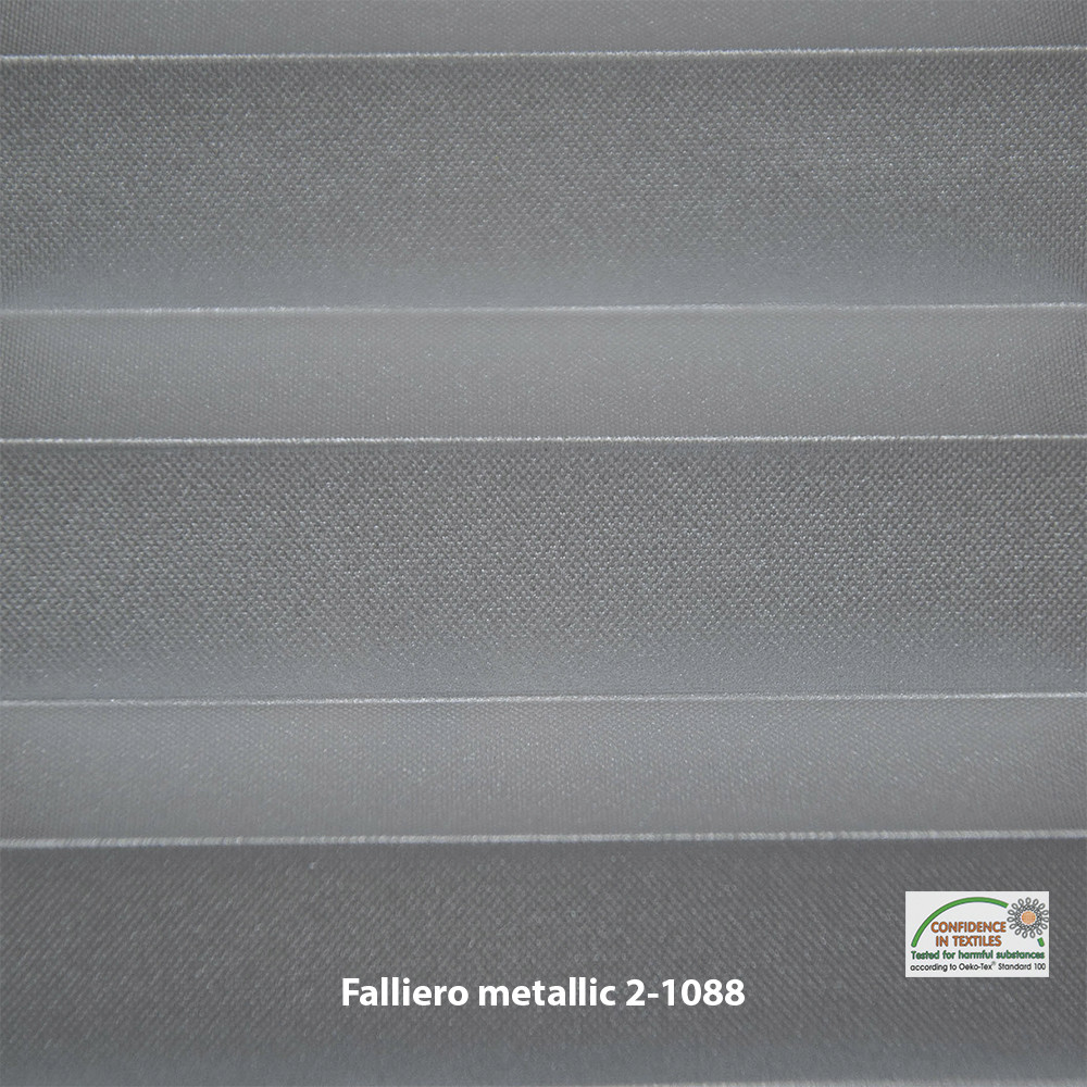 Шторы плиссе Falliero metallic (10 вариантов цвета) - фото 5 - id-p1117265514