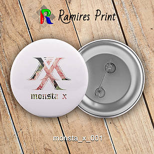 Значок 56 мм K-Pop Monsta X