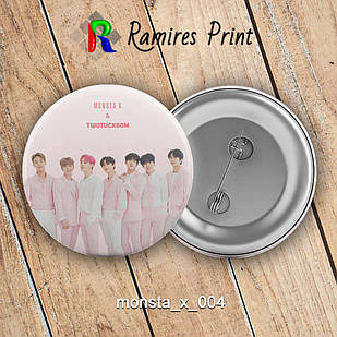 Значок 56 мм K-Pop Monsta X 004
