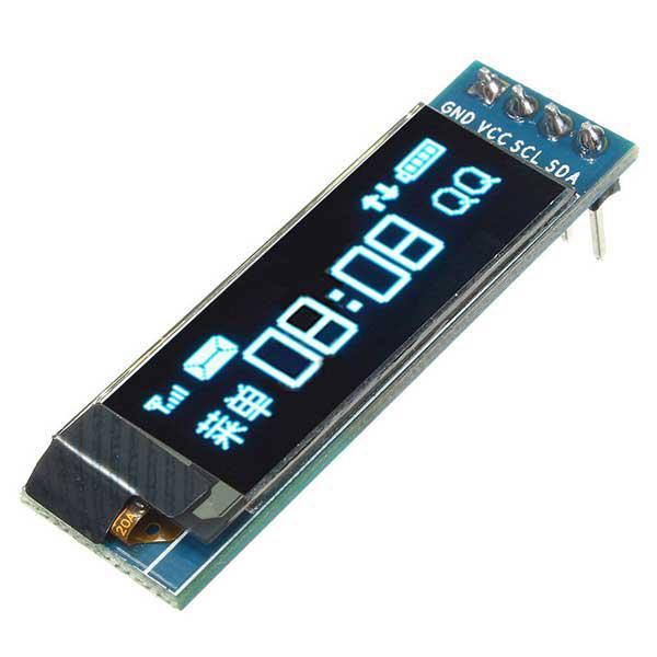 OLED LCD РК дисплей/екран 0,91" 128x32 IIC - синій