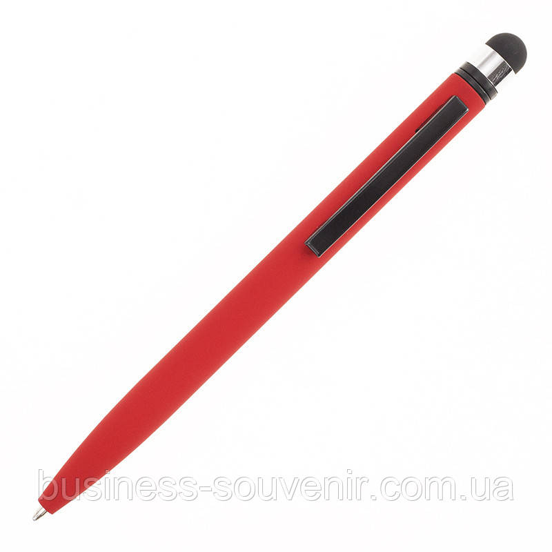 Ручка-стилус металева з покриттям soft touch