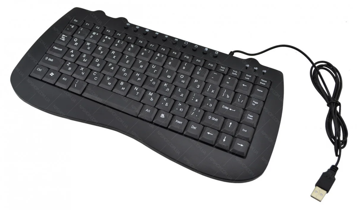 Клавиатура мини проводная USB UKC KP-988, фото 2