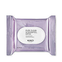 Скрабуючі серветки PURE CLEAN SCRUB&PEEL Kiko