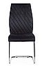 Стілець S-118 чорний вельвет TM Vetro Mebel, фото 8