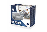 Надувний диван 75073 Bestway з електричним насосом, (188 х 152 х 64 см), фото 4