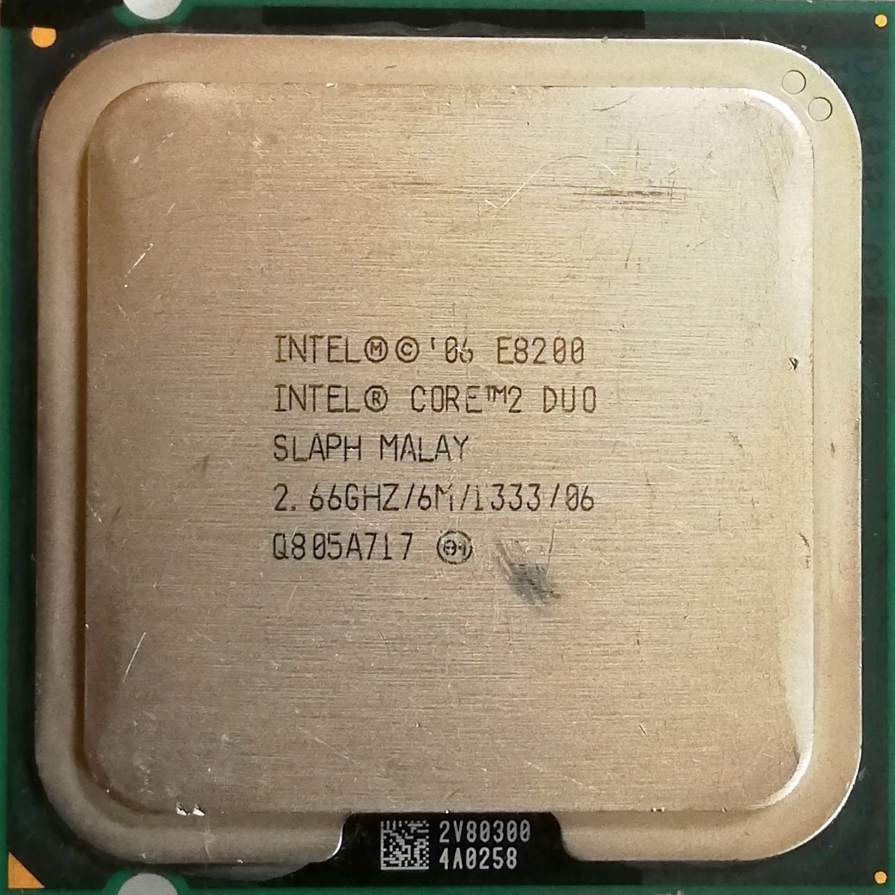 Процессор Intel Core 2 Duo E8200 SLAPH 2.66GHz 6M Cache 1333 MHz FSB Socket 775 Б/У