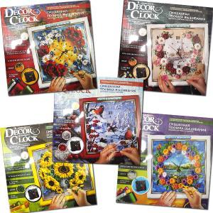Годинник "Decor Clock" стрічками та бісером