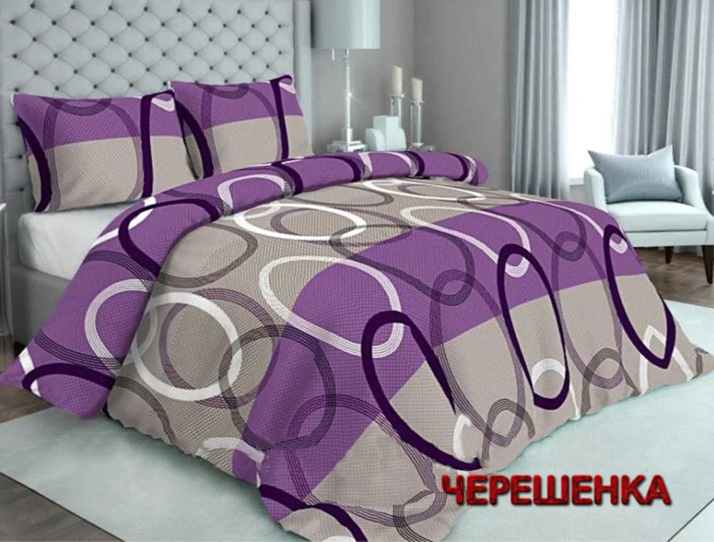 Тканина для постільної білизни Бязь "Gold" Lux GL2070violet (50м)