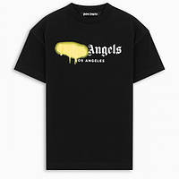 Футболка чёрная Palm Angels yell spray Палм Анджелс футболка XS