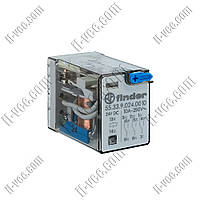 Реле FINDER 55.33.9.024.0010, 24VDC, 10А/250VAC 10А/30VDC