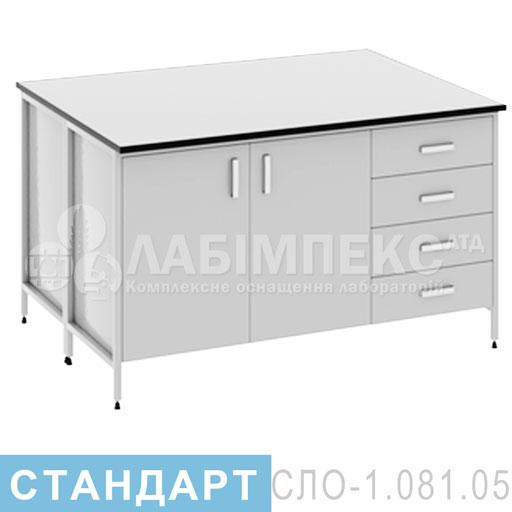 Стіл лабораторний острівний СЛО-1.081.05│СТАНДАРТ