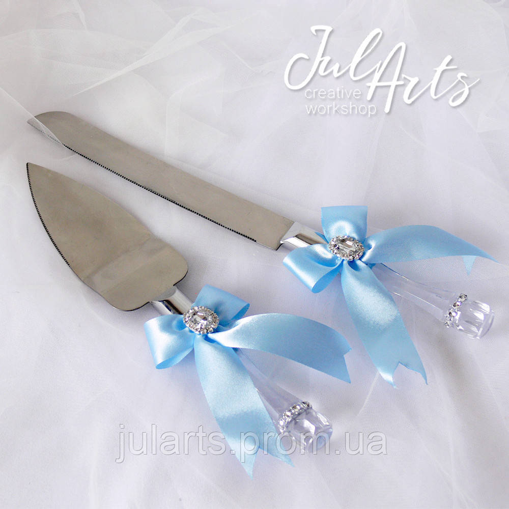 Набор свадебных аксессуаров в голубом цвете под заказ - фото 5 - id-p1117391519