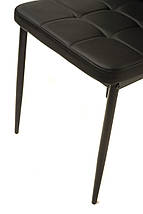 Стілець N-66 - 2 чорний шкірзамінник TM Vetro Mebel, фото 5