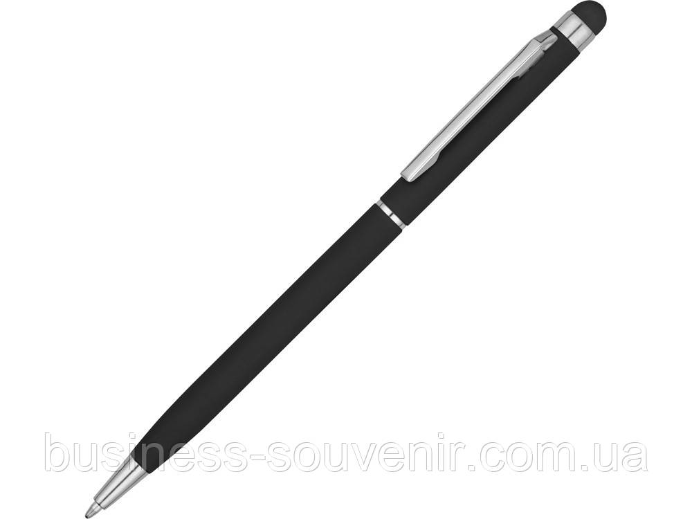 Ручка-стилус металева з покриттям софттач