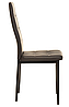 Стілець N-66 - 2 кожзам коричневий TM Vetro Mebel, фото 6