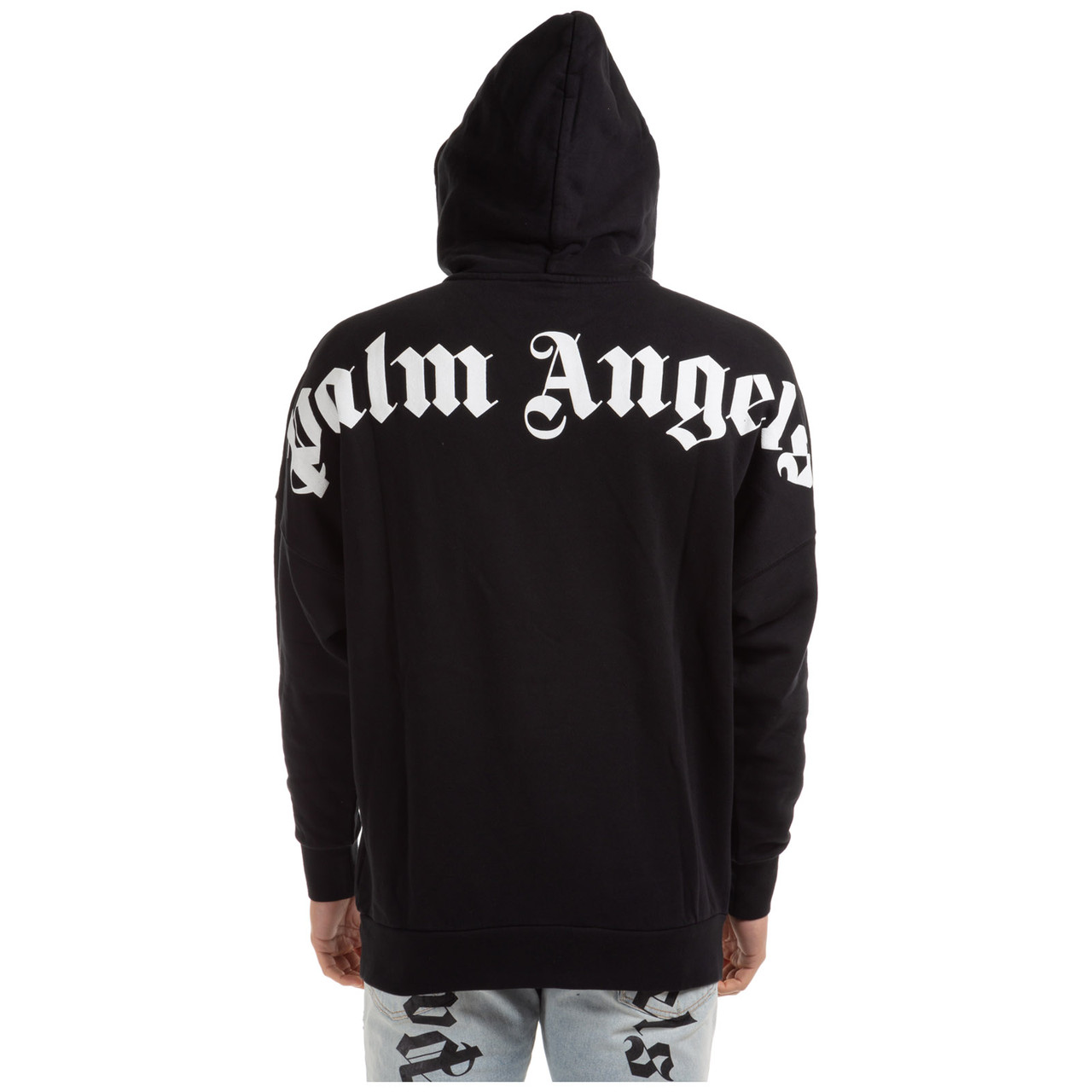 Толстовка чёрная Palm Angels BGS • худи Палм Анжелс XS