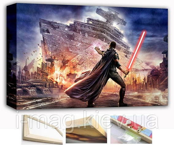 STAR WARS Неприборкана Сила, полотно, олія, 45 х 30 див., фото 2