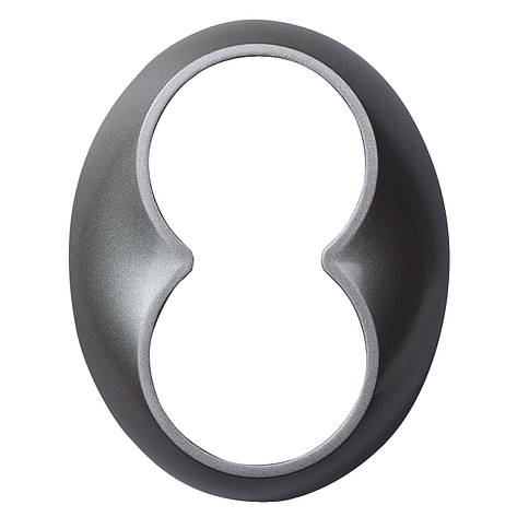 Рамка для подвійної розетки титан Renova Schneider Electric WDE011455, фото 1