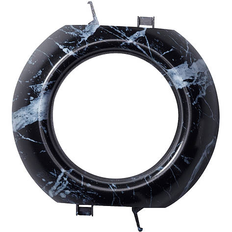 Рамка для комбінованого монтажу середня чорний мармур Renova Schneider Electric WDE011466, фото 1