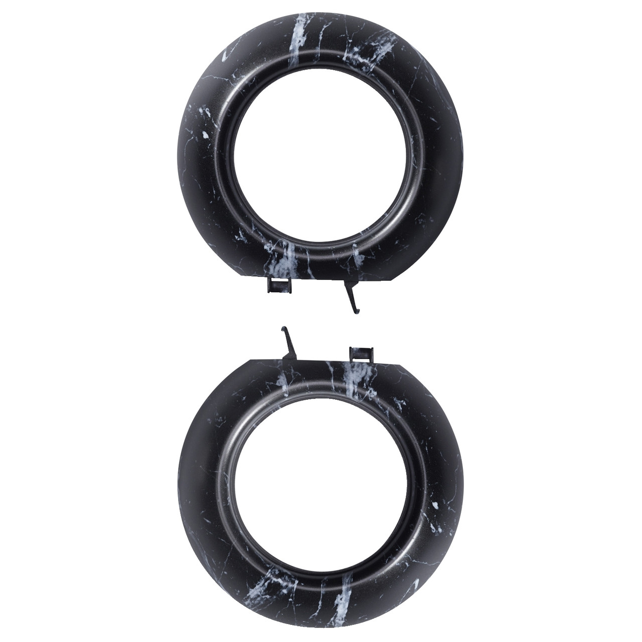 Рамка для комбінованого монтажу бокова чорний мармур (2 шт.) Renova Schneider Electric WDE011465