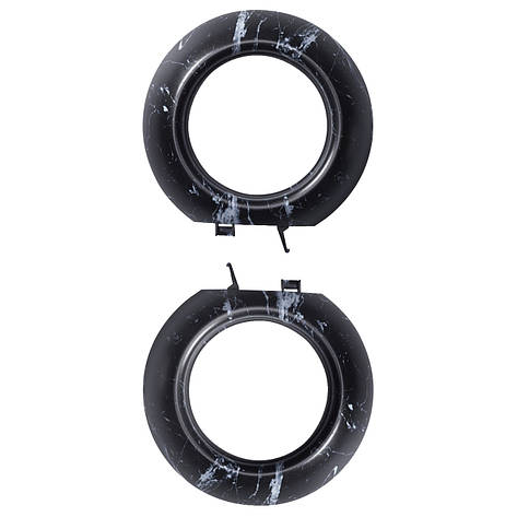 Рамка для комбінованого монтажу бокова чорний мармур (2 шт.) Renova Schneider Electric WDE011465, фото 1