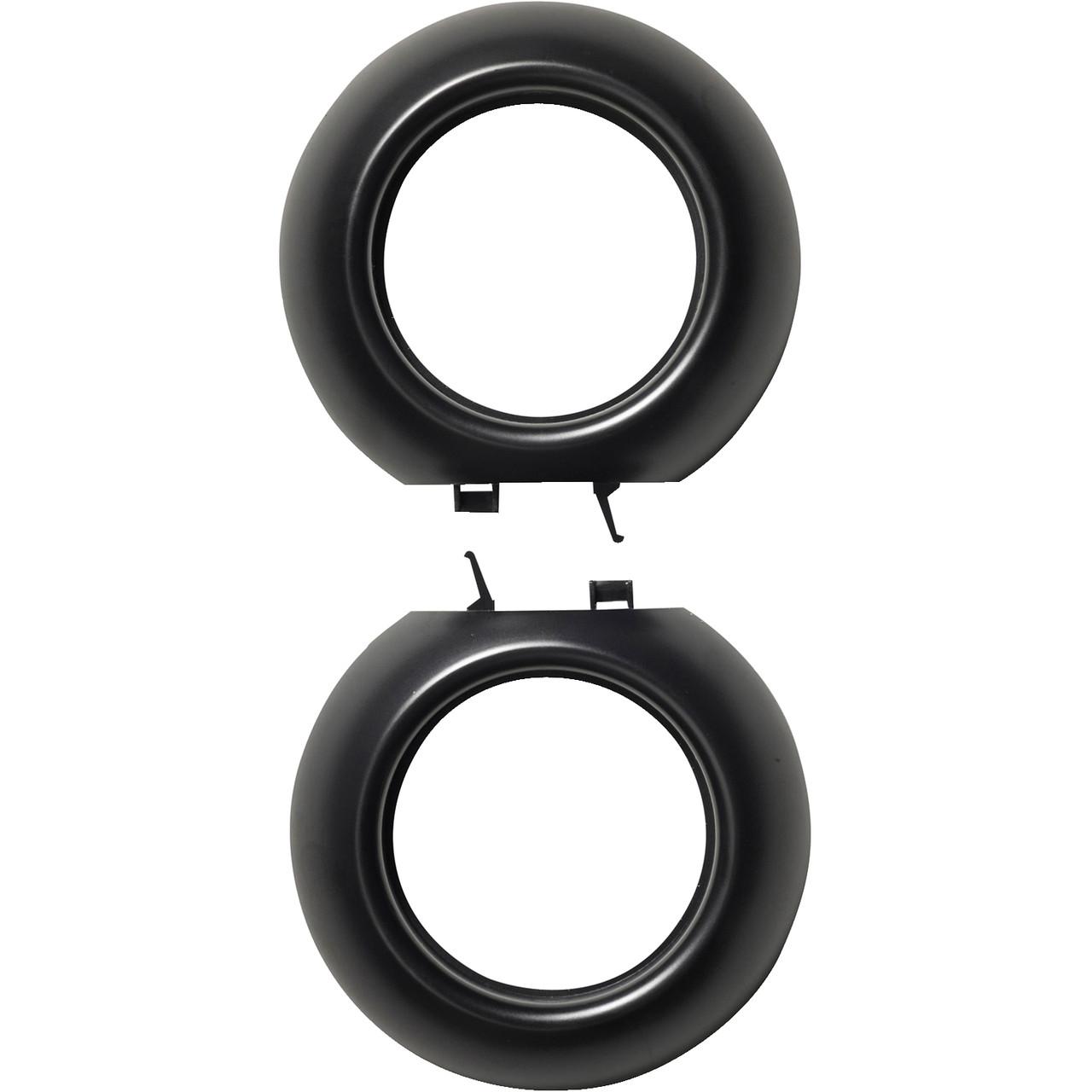 Рамка для комбінованого монтажу бокова чорна (2 шт.) Renova Schneider Electric WDE011422