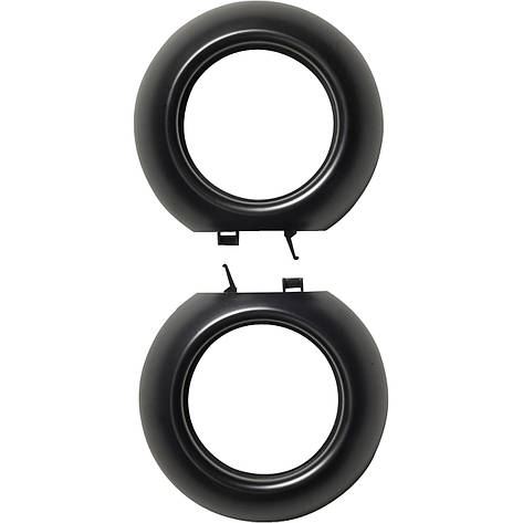 Рамка для комбінованого монтажу бокова чорна (2 шт.) Renova Schneider Electric WDE011422, фото 1