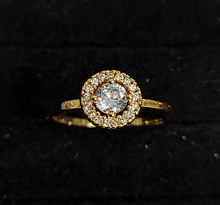 Кільце Позолота 18К 19р.