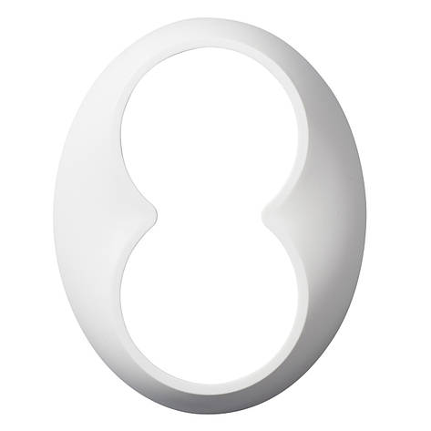 Рамка для подвійної розетки біла Renova Schneider Electric WDE011404, фото 1