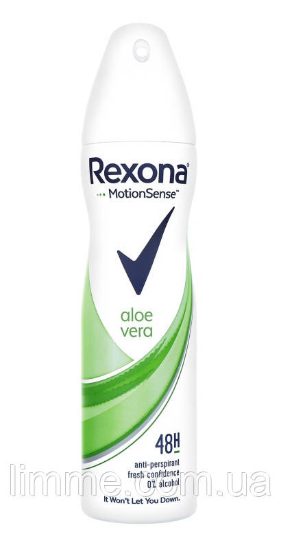 Дезодорант аерозольний жіночий Rexona Aloe Vera 150 мл.