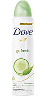 Дезодорант аэрозольный женский Dove Go Fresh Cucumber and Green Tea 150 мл.