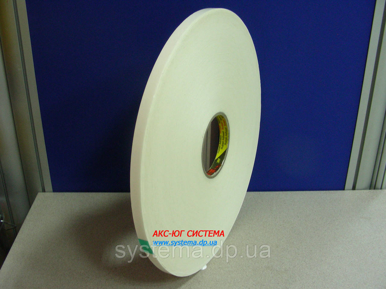 3M 9508W - Двосторонній скотч з акриловим адгезивом, 9,0х0,8 мм, білий, рулон 66 м